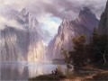 Escena en la montaña Sierra Nevada Albert Bierstadt